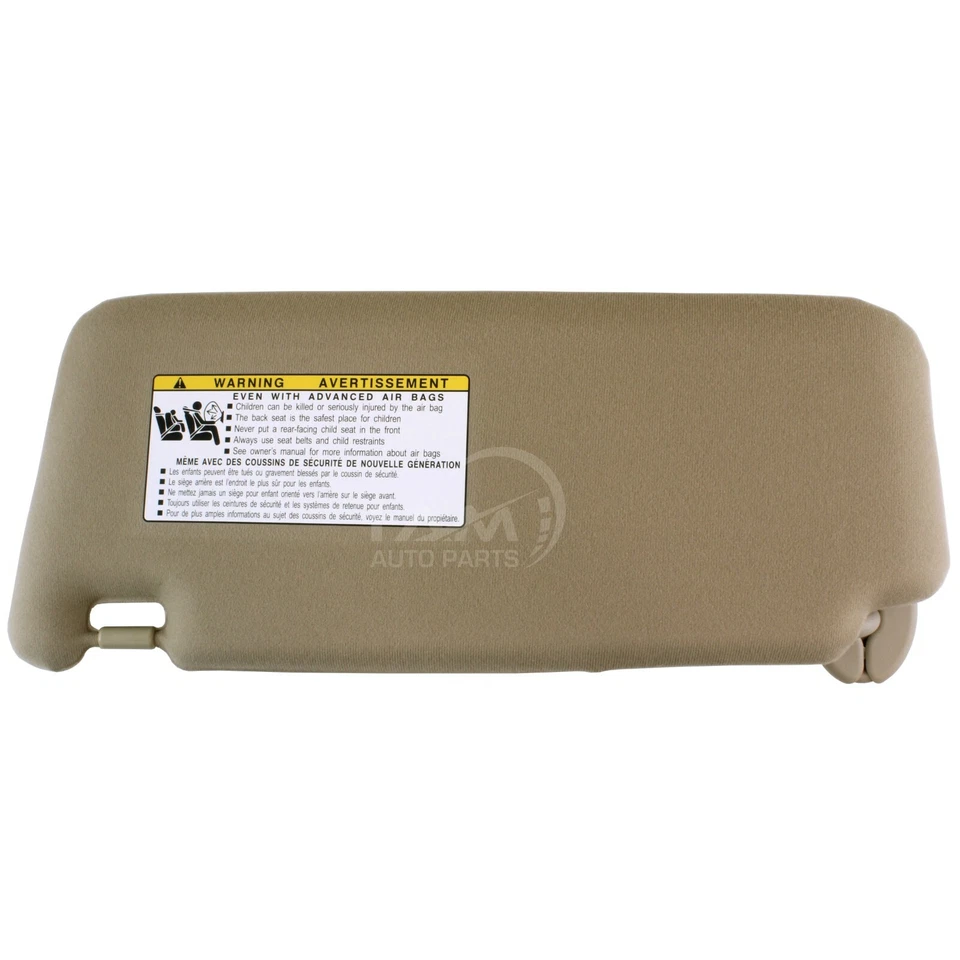 Parasol pasajero derecho para Toyota Venza TAN beige marfil 2009-2016 Foto 3 de 3