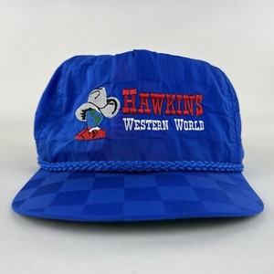 Hawkins Collection Vibrant Blue Hat Stranger Things: Hawkins Public Library cap — Out of Print main image 3