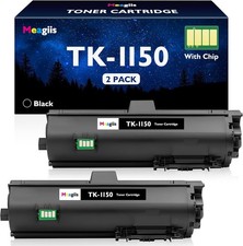 Meagiis Pack 2x Con Chip TK-1150 Toner Kyocera Ecosys M2135dn P2235dn P2235dw M2
