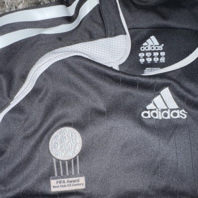 adidas Real Madrid BenQ Siemens Soccer Jersey Black White FIFA