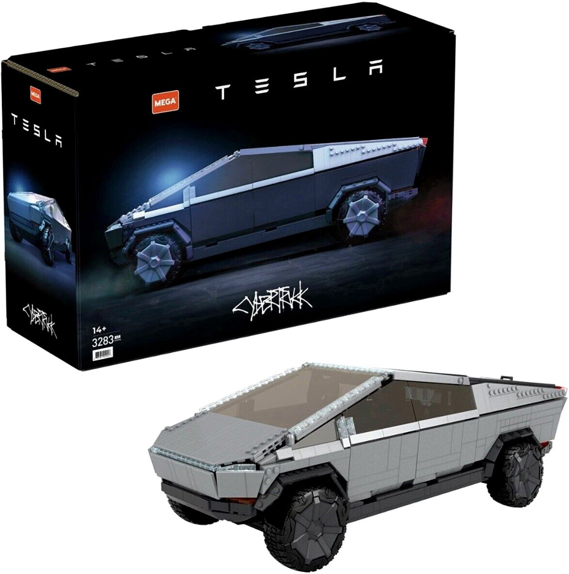 Mega Construx Tesla Cybertruck Set