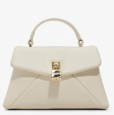 Ted Baker Poppy Mini Satchel Natural Cream Leather Crossbody Bag