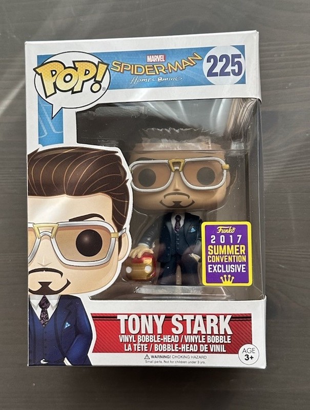 Funko Pop! Marvel 225 Tony Stark 2017 Summer Convention Exclusive Vinyl Figure