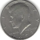 1977-D 50 cent, Kennedy half dollar, Circulated (U.S. COIN, MONEY, COLLECTIBLE)