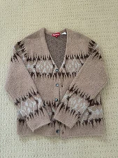 Supreme Abstract Stripe Cardigan 