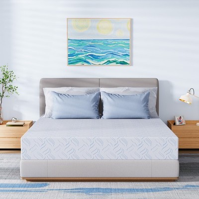 California King Mattress in a Box 8'' Cal King Cooling Gel Memory Foam Mattress