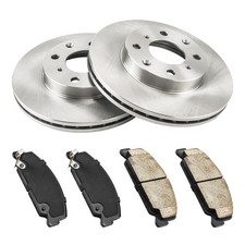 Kac 239.5Mm Front Brake Kit Oe Brake Rotors And Ceramic Brake Pads Fit For
