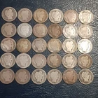 Lot of 30 US Barber Dimes 1892-1914 Circulated Silver Coins