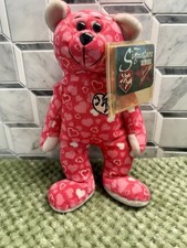 I Love Lucy Signature Series Plush Hearts Bear From Collecticritters. NWT - 9