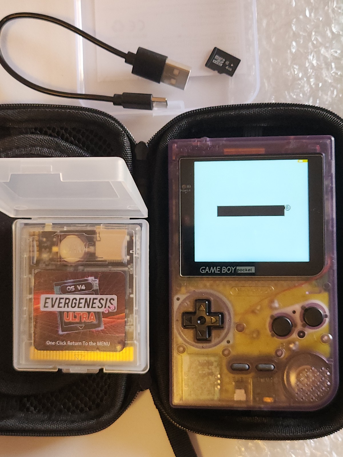 Nintendo Game Boy Pocket ips, usb c, evergenesis