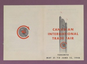 Vintage 1948 Canadian International Trade Fair Toronto Brochure & Buyer's Guide