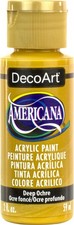 DecoArt Americana Acrylic Paint 2oz-Deep Ochre