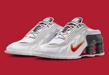 Nike Shox MR4 Mule Martine Rose White Varsity Red - Size 8 Women
