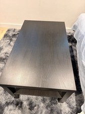 Contemporary Dark Wood Coffee Table