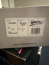 Men's size 10 (UK) Regular Wide Ballroom Shoes - International Dance Shoes