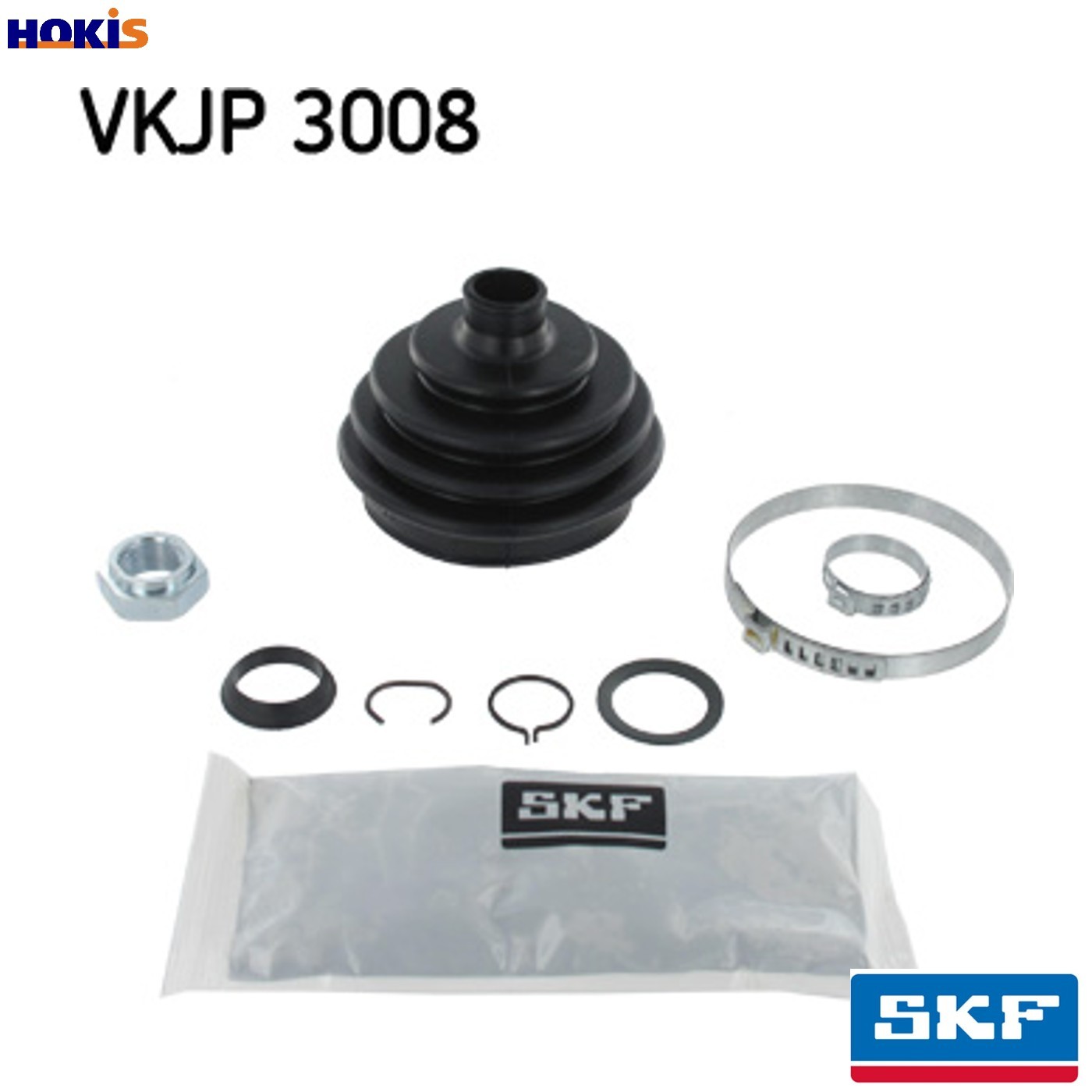 BELLOW KIT DRIVE SHAFT VKJP 3008 FOR AUDI YJ/ZB 1.5L 4cyl FOX