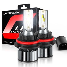 LED Headlight Kit 9007 HB5 6000K White Hi/Low Bulbs for FORD Mustang 1990-2004