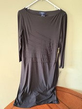 Vintage Women’s Chaps Black Dress Size Large New With Tags 
