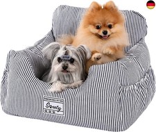  PETEPELA Hundeautositz mit stabil Sicherheitsgurt Weich Hunde Sitzerhöhung  