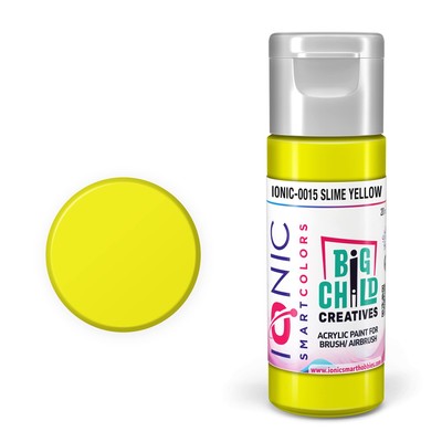IONIC 0015 SMART COLORS: SLIME YELLOW 20ml (by Big Child Creatives | AMMO)