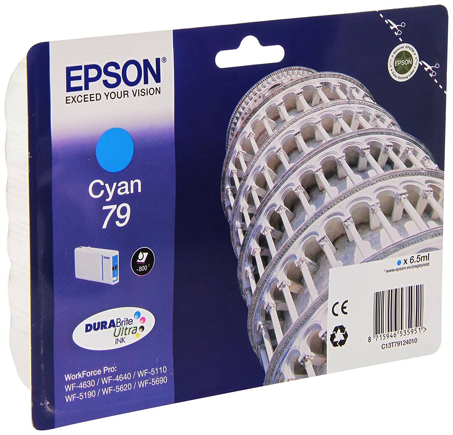 C13T79124010 Epson 79 ciano Cartuccia d'inchiostro (C13T79124010) - Immagine 3