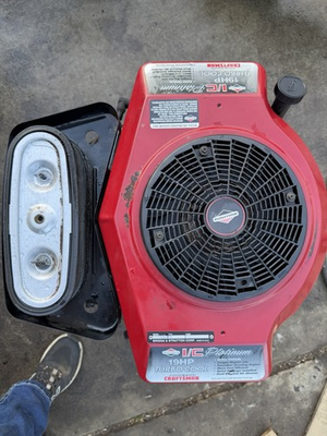 #ad BRIGGS amp; STRATTON 19HP OPPOSED TWIN CYLINDER COMPLETE RUNNING ENGINE OEM $475.00