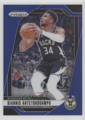 2024-25 Panini Prizm Blue Prizm 51/199 Giannis Antetokounmpo #85 hs9