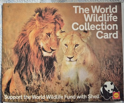The World Wildlife Collection Card.  Komplett mit 15 3D Karten aus den 70er Jahren