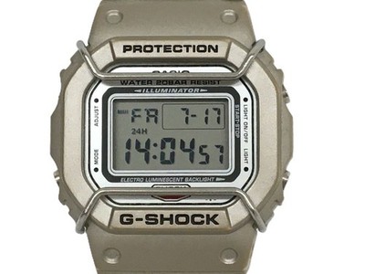 CASIO G-SHOCK DW-5000D-8DR Overseas Metal Band Watch Used Japan