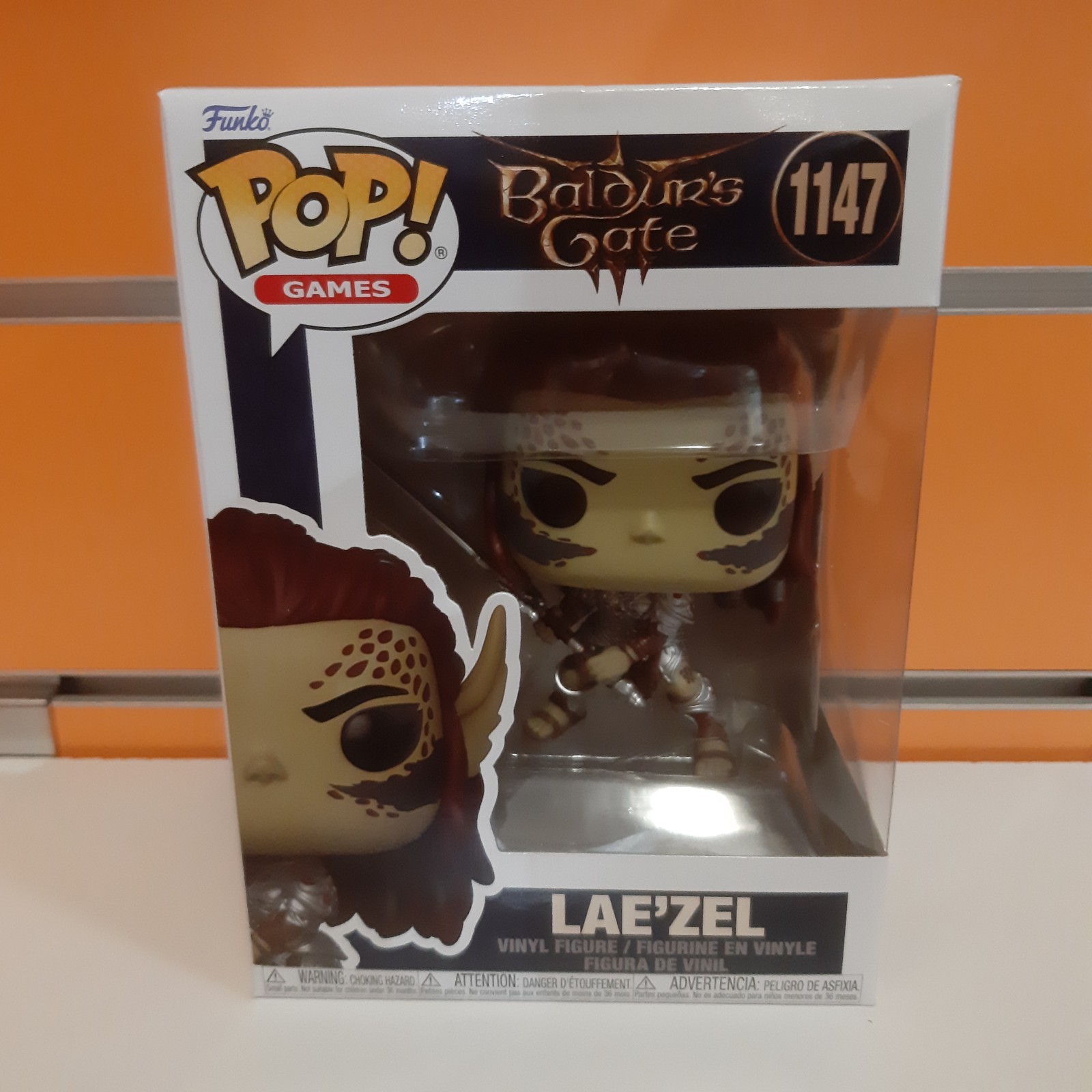 Funko Pop! Games n. 1147 Baldur's Gate - Lae'zel NUOVO