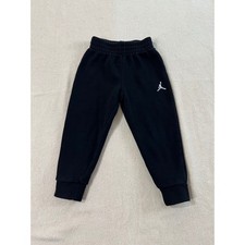 Jordan Fleece pants Jogger Sweatpants Boys 3T Black Elastic Waist Cute Adorable