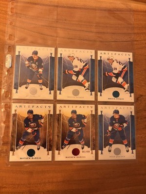 Upper Deck 2022-23 - Artifacts - Lot Numbers - New York Islanders 