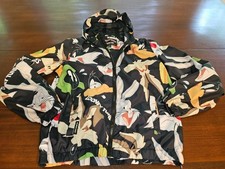 Looney Tunes Members Only Jacket 14-16 Full Zip Marvin Martian Bugs Bunny