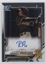 2021 Bowman Chrome Prospect Auto Reginald Preciado #CPA-RPR Auto 18ne