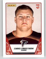 2019 Panini Sticker Cards Chris Lindstrom RC #80 ATL
