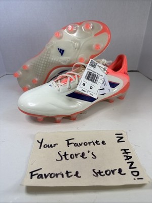 Adidas Copa Pure III Elite FG Soccer Cleats Coral Blaze White JH8728 Mens Size 8