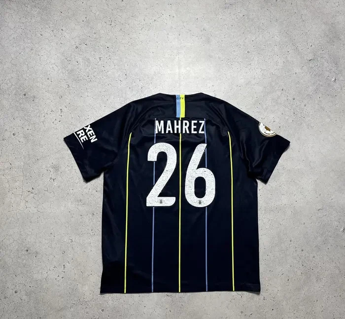 Nike FC Manchester City Mahrez #26 Soccer Jersey 2018 | eBay