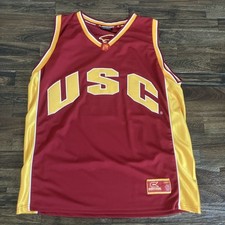 USC Trojans Colosseum Athletics #22 Red  Basketball Team XL Jersey Used NCAA