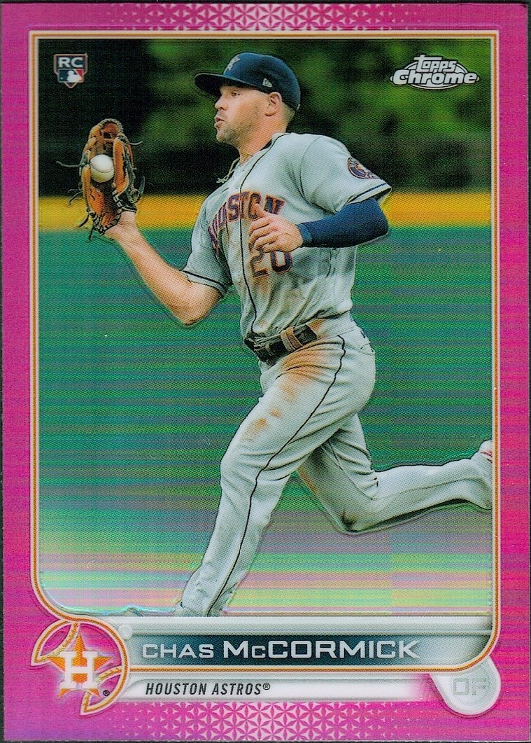 2022 Topps Chrome Pink Refractor #43 Chas McCormick RC Houston Astros