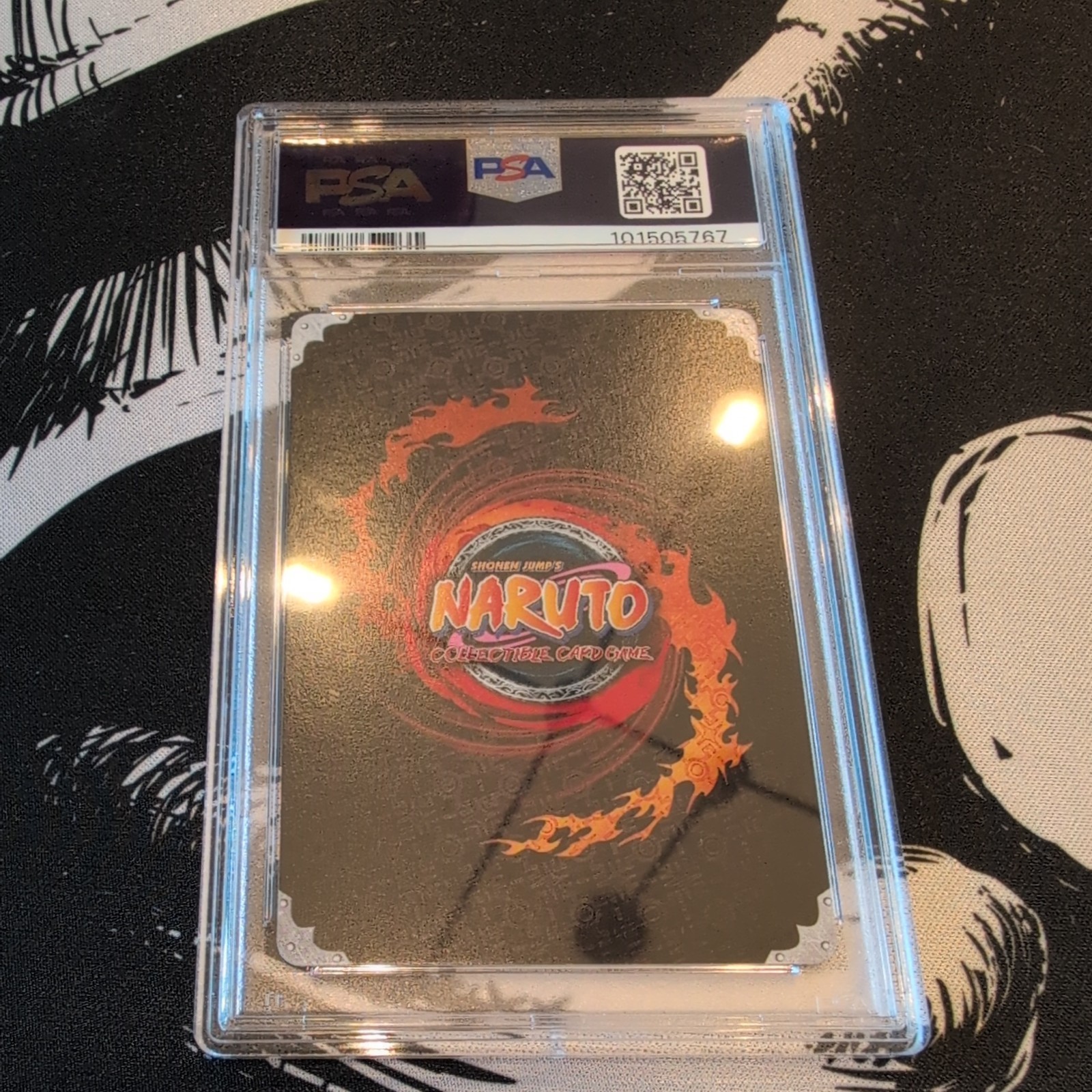 NARUTO CCG SASUKE UCHIHA 2011 ULTIMATE BATTLE TINS #PR074 PSA 9 MINT view 4