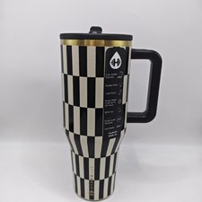 HydroJug 32/40oz Black Tie Insulated Stainless Steel Tumbler New in Box