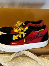 Vans The Simpsons Bart Simpson Skate Shoes Red Brick Graphic Youth / Kids