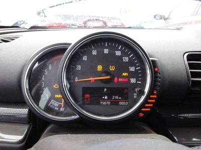 Used Speedometer Gauge fits: 2017 Mini Clubman w/o John Cooper Works package w/h