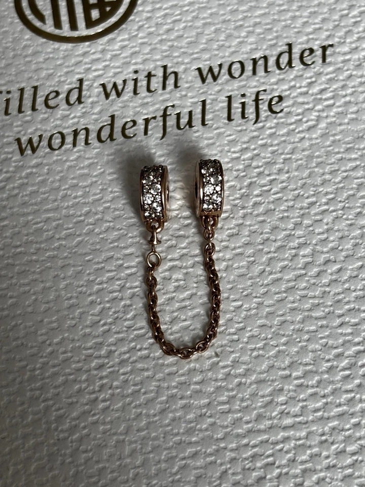 Pandora Sicherheitskette für Charmarmband, Klipverschluss