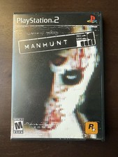 Manhunt PS2 PlayStation 2 Blockbuster Case and Disc Only (No Manual)