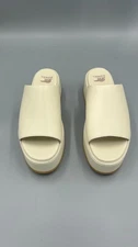 Sorel DaySpring Slide Sandal Chalk Cream Leather  Size 8 New  $55.00