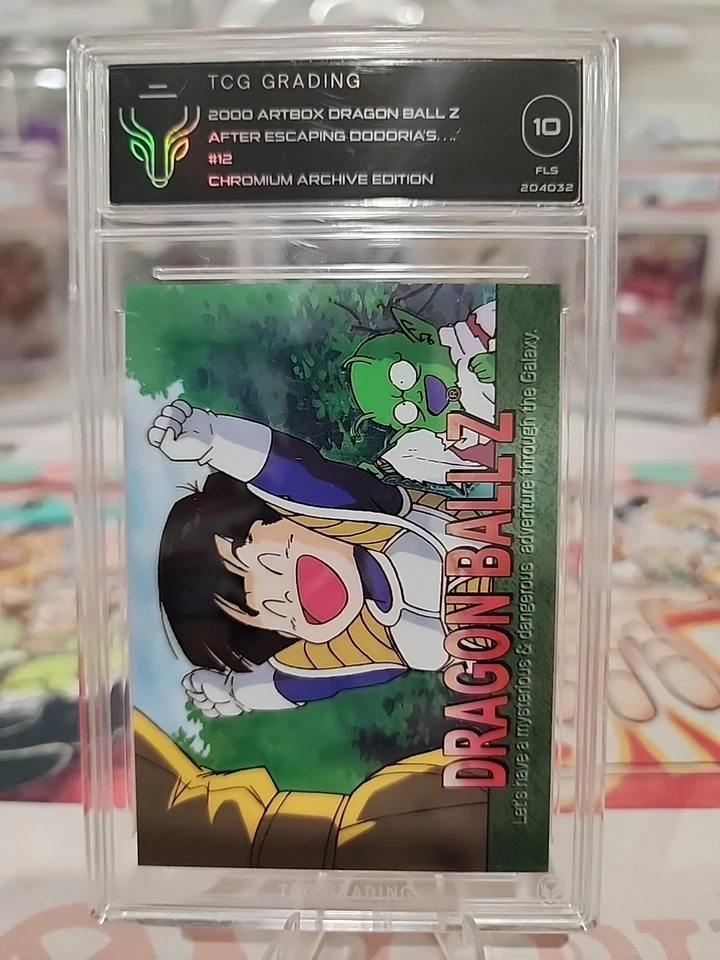 Dragon Ball Z ArtBox Holochrome 12 Son Gohan Dende Bulma 2000 TCG 10 FLS - Image 2 of 4