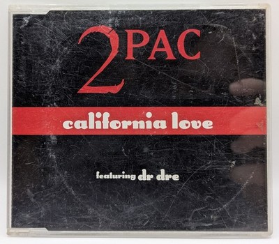 2Pac Dr Dre - California Love CD Single 1995 Death Row Import Rap Hip Hop