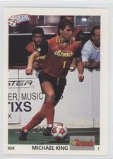 1991 Soccer Shots MSL Michael King #058 0a3
