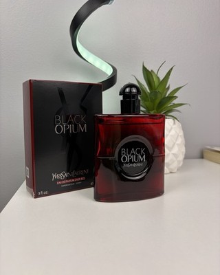 YSL Black Opium Over Red Eau de Parfum 90ml OPENED Box Authentic-Ready To Ship!